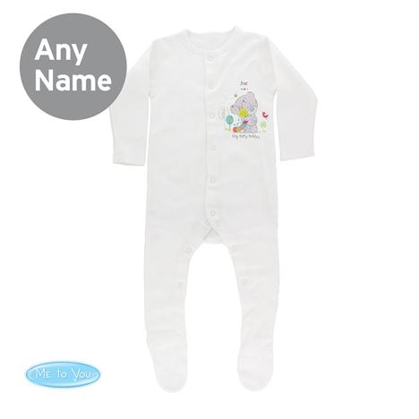Personalised Tiny Tatty Teddy Cuddle Bug  Baby Grow 12-18 mths